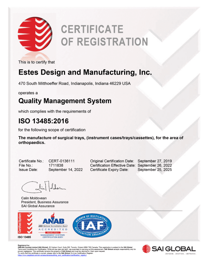 Estes ISO Certifications: A Mark of Quality and Trust